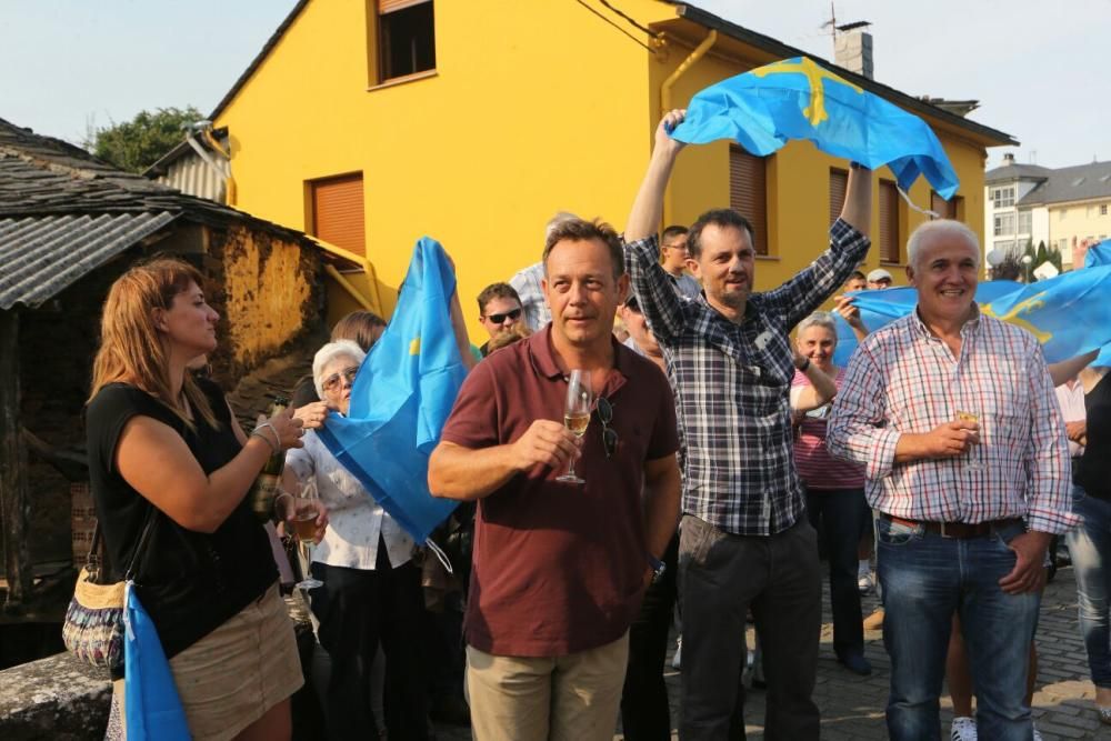 Celebración en Los Oscos del premio "Pueblo ejemplar de Asturias" 2016