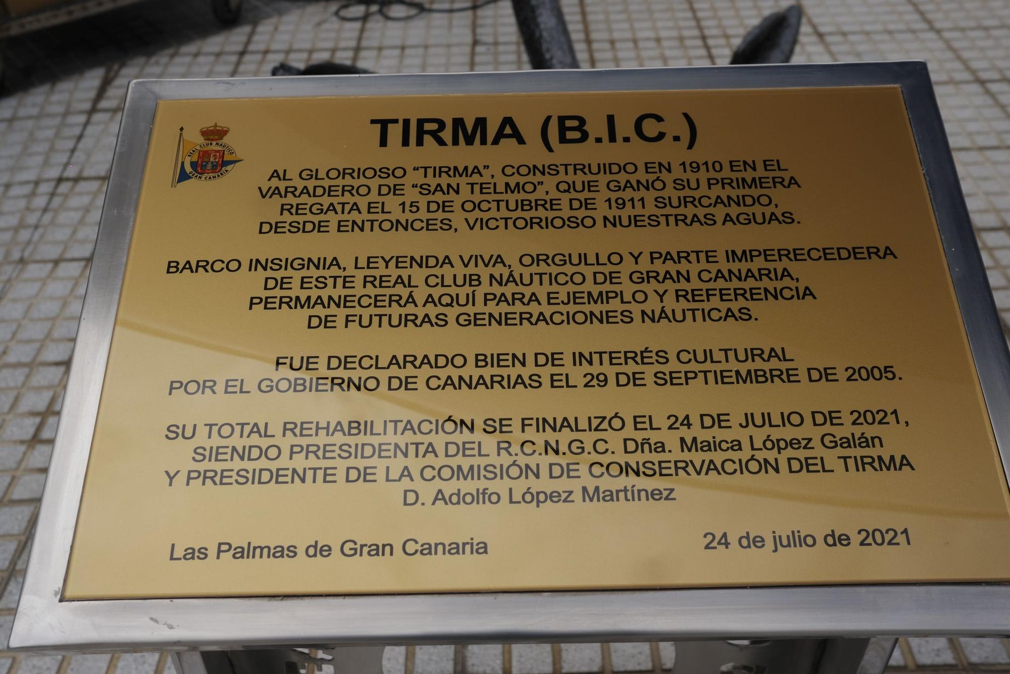 Restauración del barco Tirma