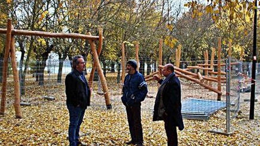 Nuevo parque a la vera del río Duero.