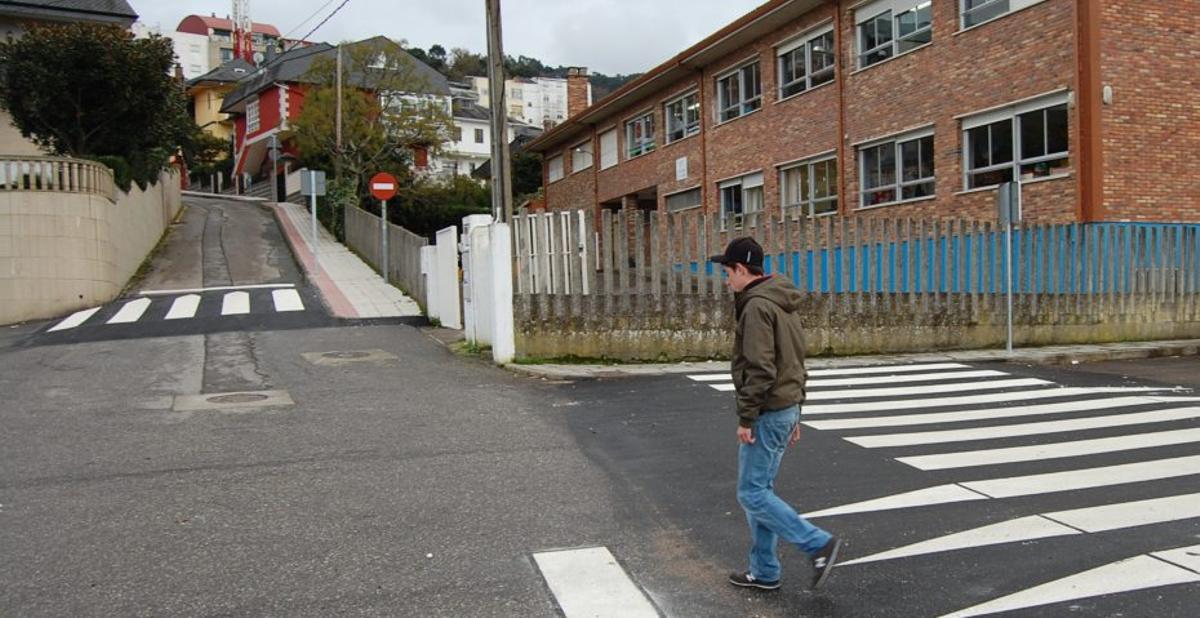 Entorno del colegio Laredo de Chapela, objeto de la reforma.