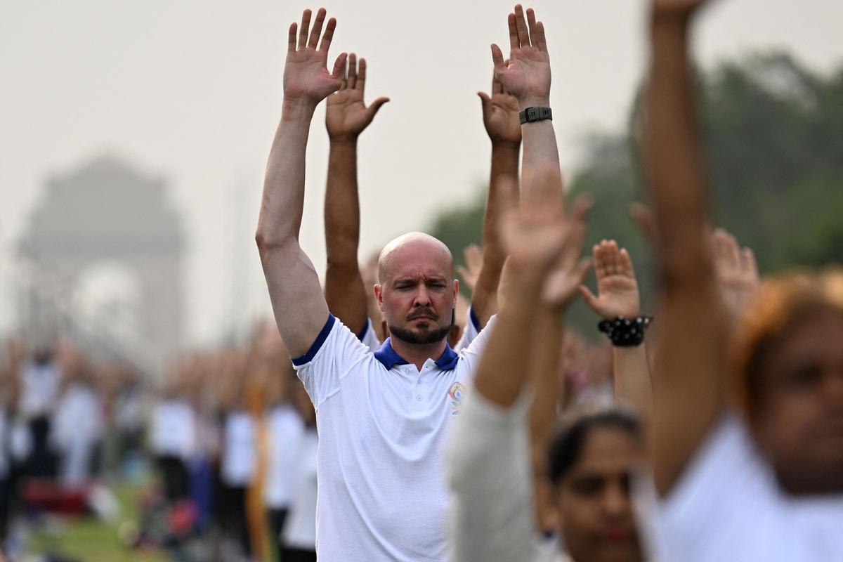 Día Internacional del Yoga en la India