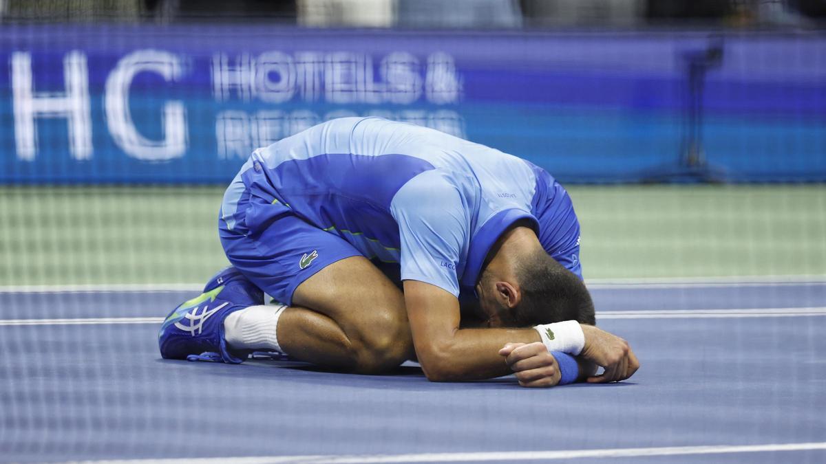 Djokovic, reclamo de la Copa Davis, celebra su victoria en el US Open