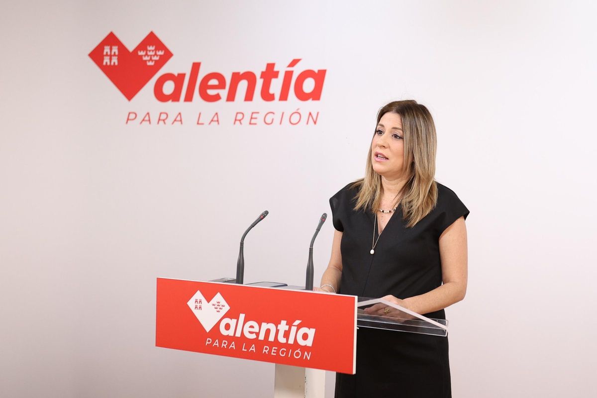 La portavoz del PSRM, Isabel Gadea.
