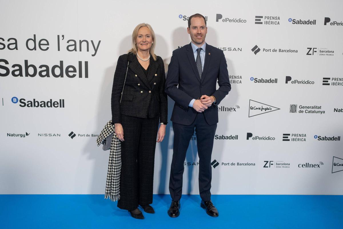Mª Ángeles Esteller Ruedas, diputada del Parlament de Catalunya y Juan Fernandez, diputado y portavoz del Partido Popular en Catalunya