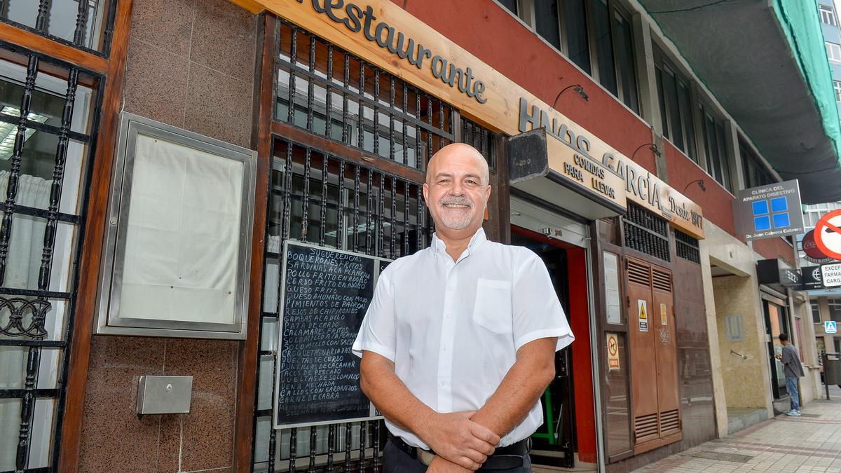 El dueño del Restaurante Hermanos García I, Jorge Rubio Rodríguez.