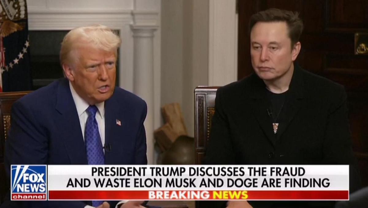 Trump y Musk.
