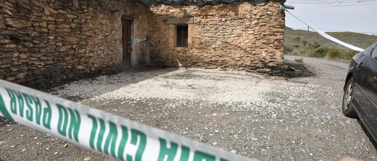 Cortijo donde aparecieron muertas las dos niñas y su padre en Gérgal (Almería).