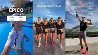 De influencers a historias de superación: Estos son los famosos que han corrido la Media Maratón de València hoy