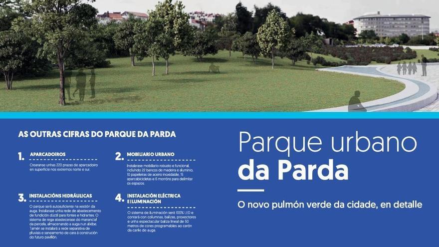 10.000 folletos para explicar el proyecto definitivo de A Parda