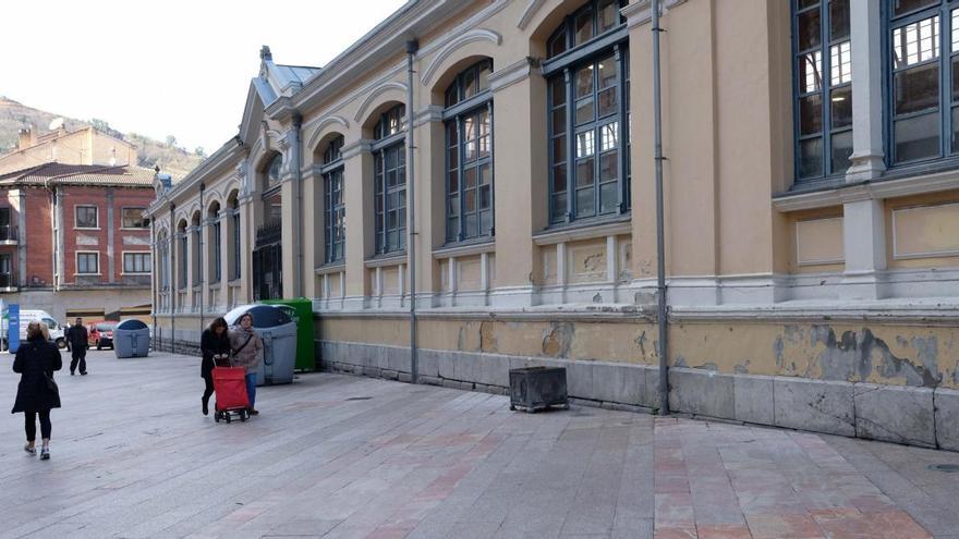 La plaza de Abastos de Mieres.