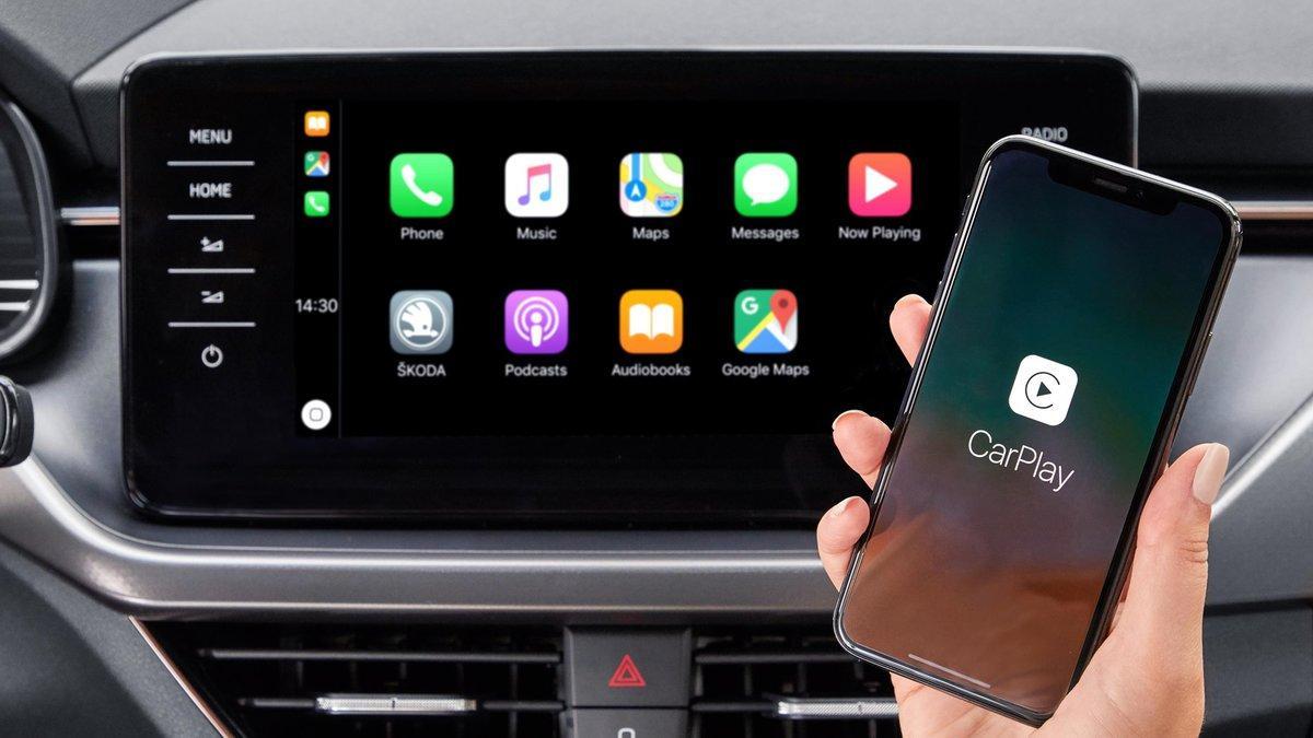 Apple CarPlay sin cables en Skoda.