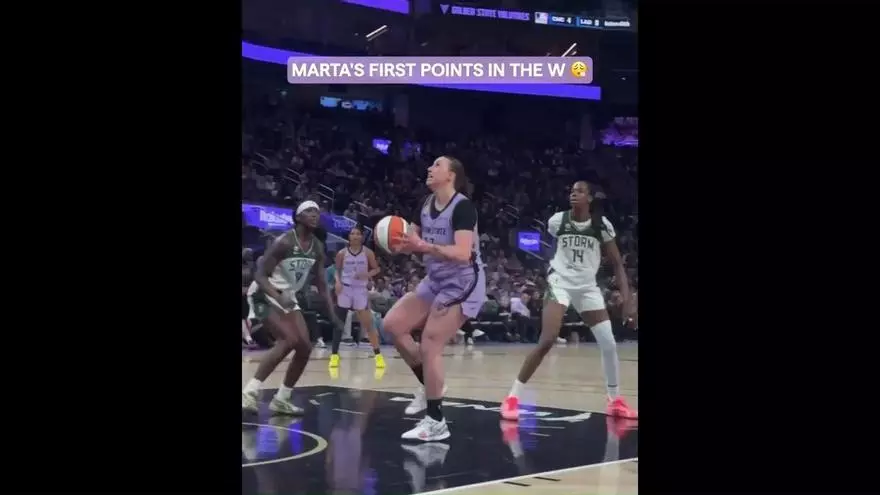 La gran canasta de Marta Suárez, fichaje del Valencia Basket, en la WNBA