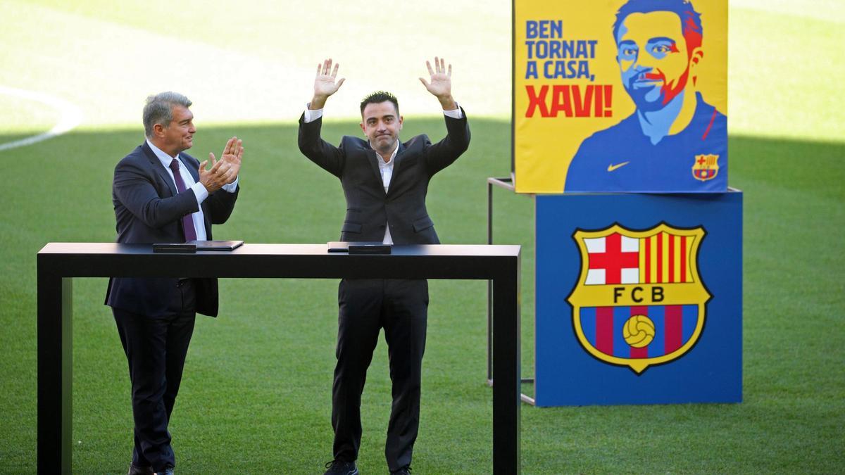 FC Barcelona unveil new coach Xavi