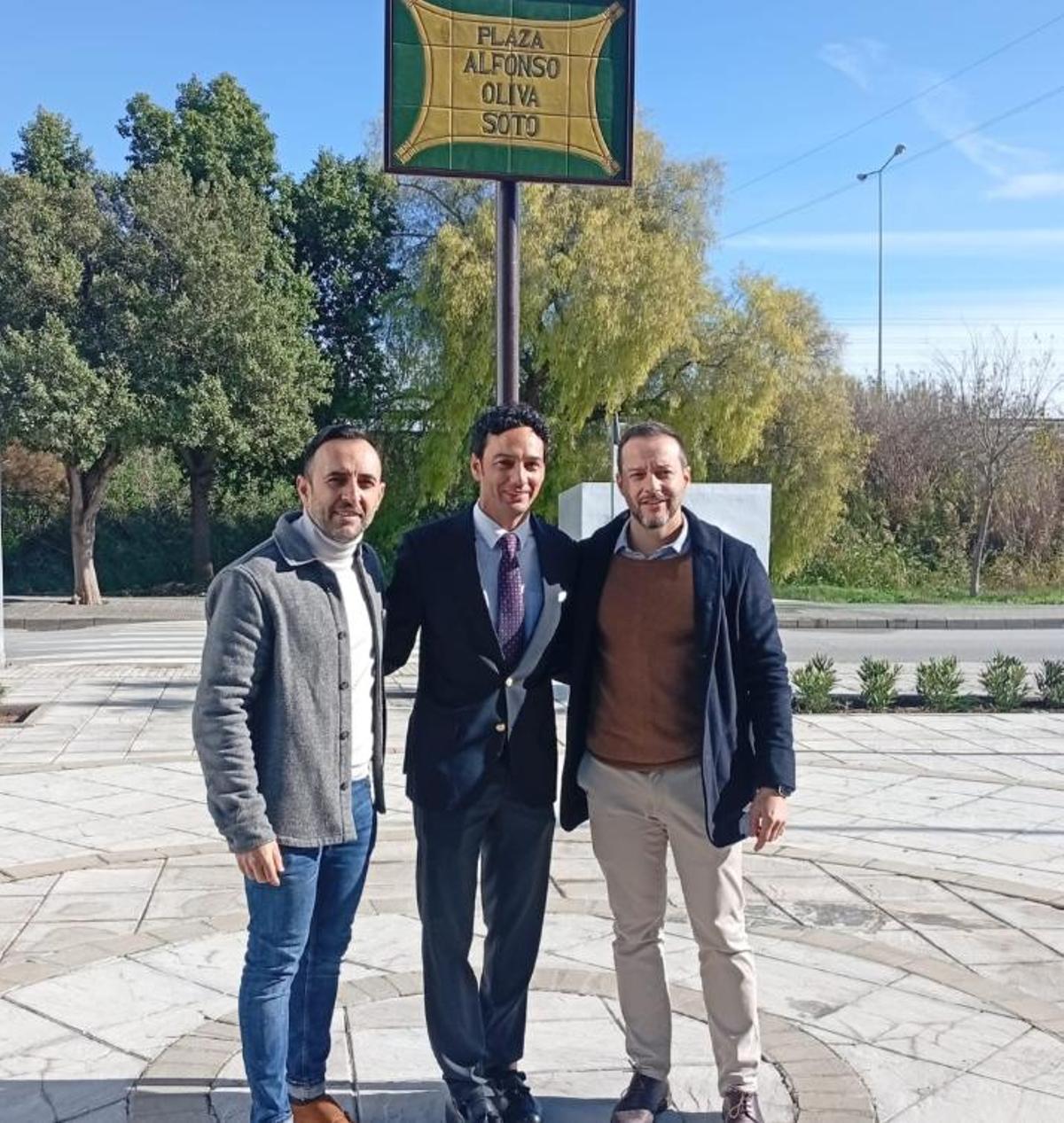Inauguración de la plaza Alfonso Oliva Soto