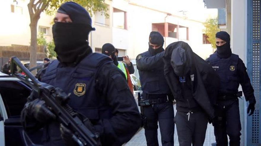 Un dels detinguts ahir a Sant Pere de Ribes.