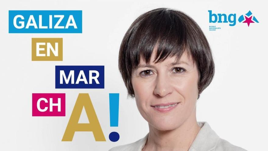 Ana Pontón presenta su candidatura a ritmo de Rosalía