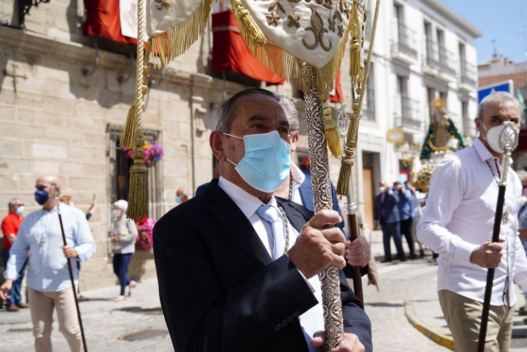 La Virgen de Luna procesiona en Villanueva de Córdoba