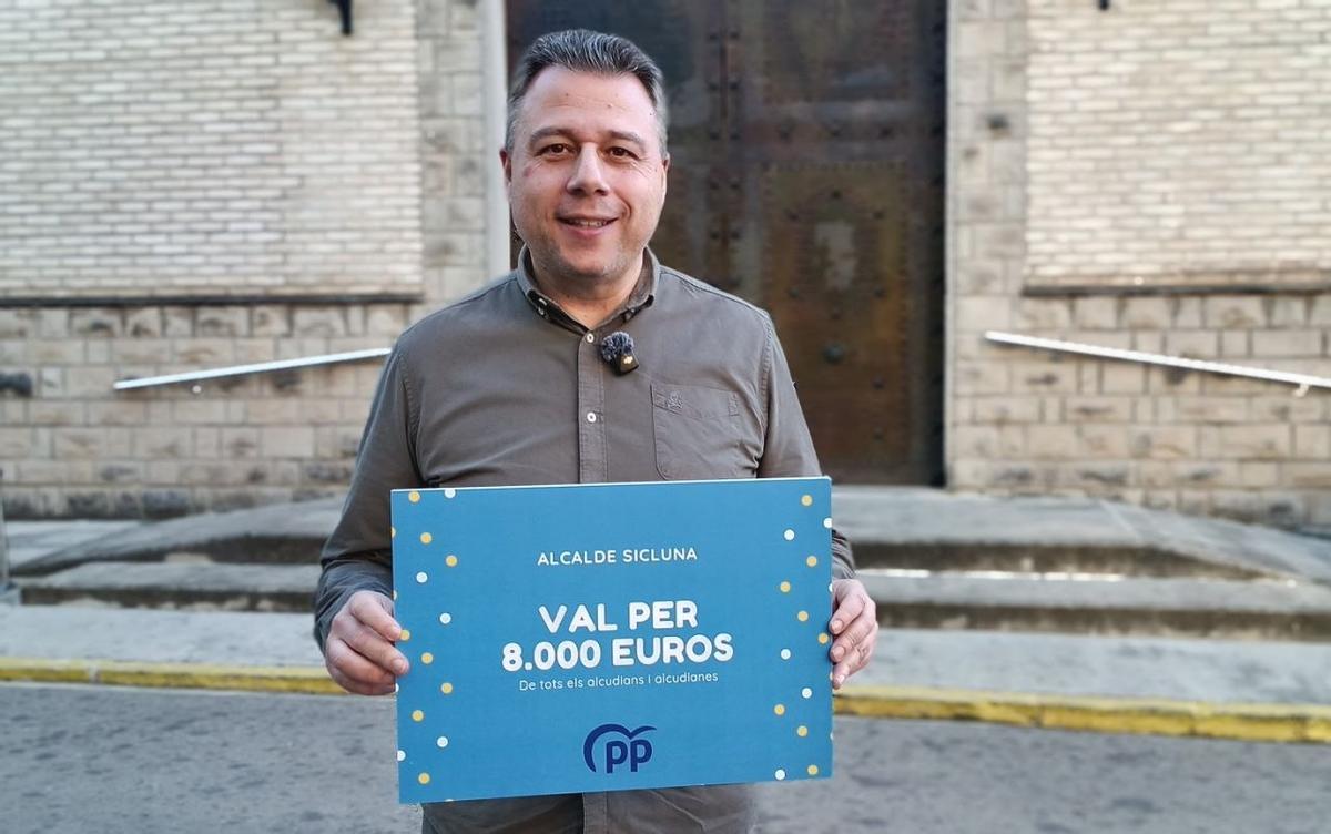 El portavoz del PSPV de l'Alcúdia de Crespins, Roberto Granero.