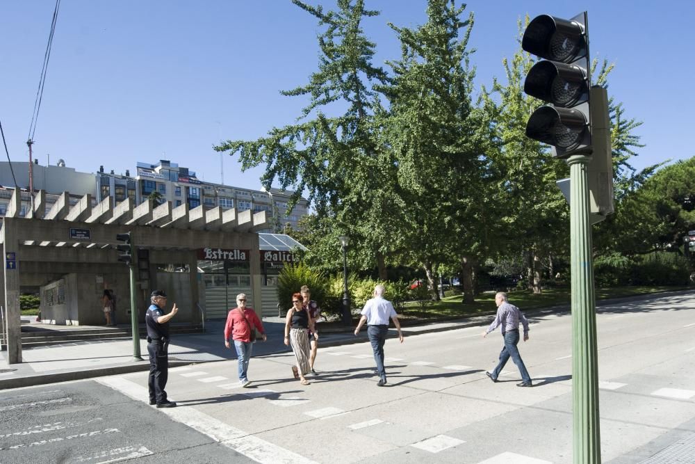 La Policía Local tuvo que regular el tráfico en la zona hasta las 16.00 horas