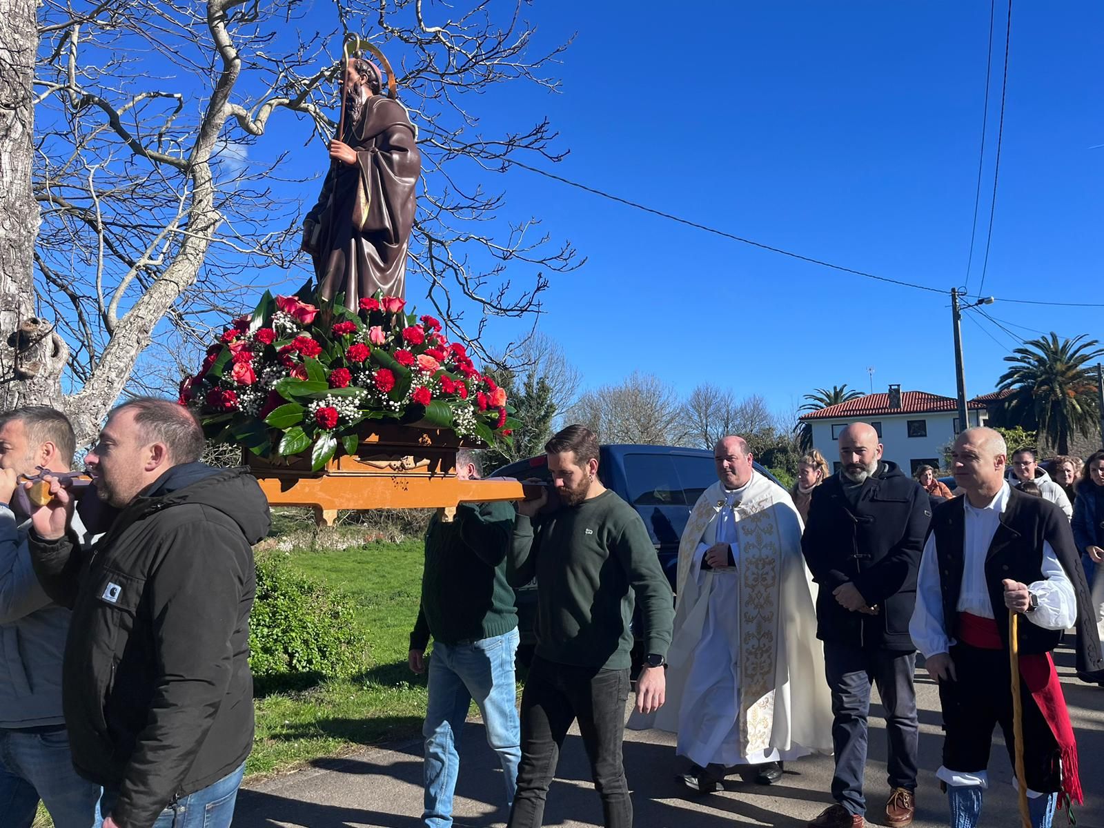 Fiesta de san Antón en Cuerres (Riubadesella)