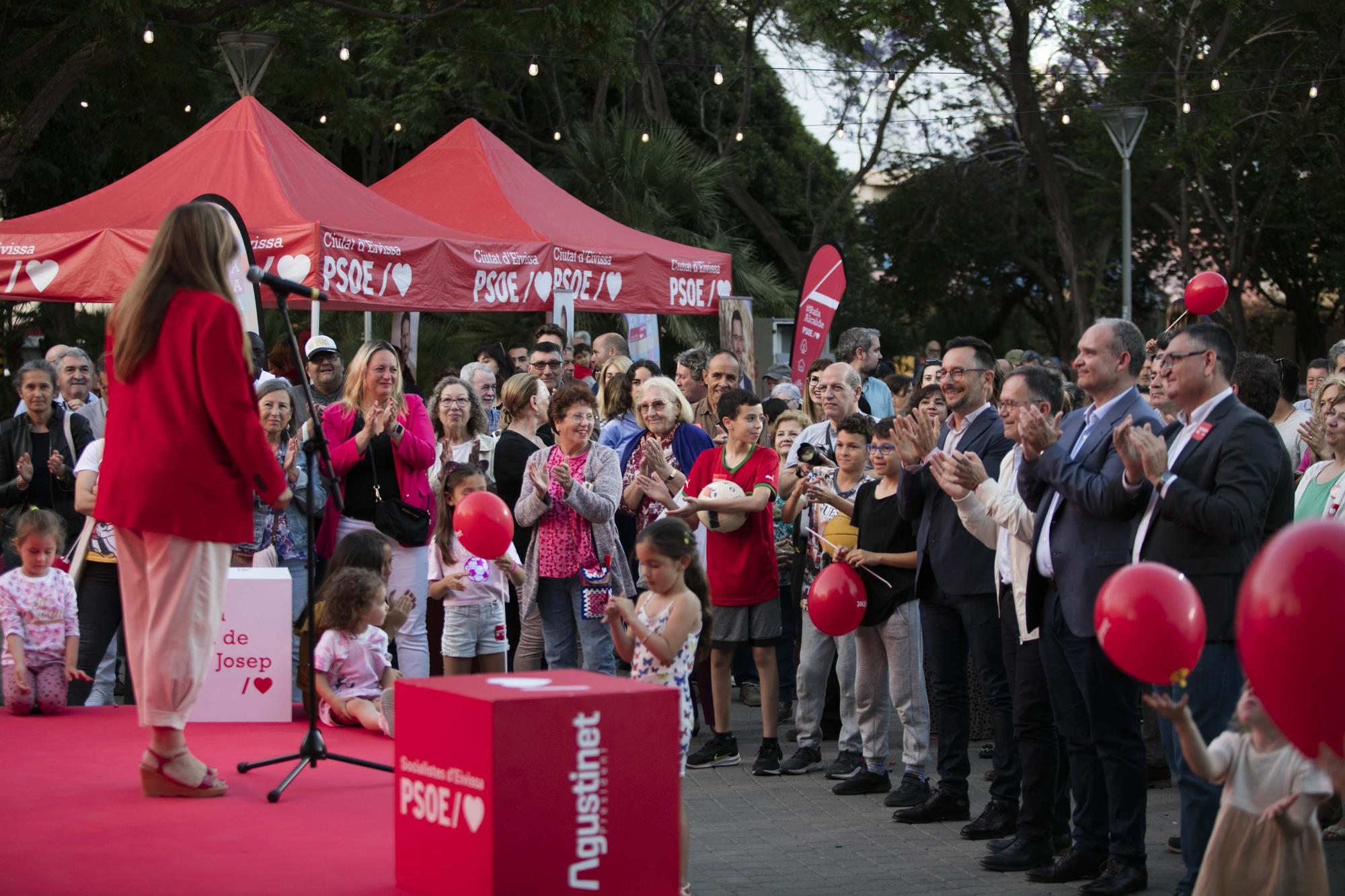 Mira aquí todas las fotos del acto de cierre de campaña del PSOE de Ibiza