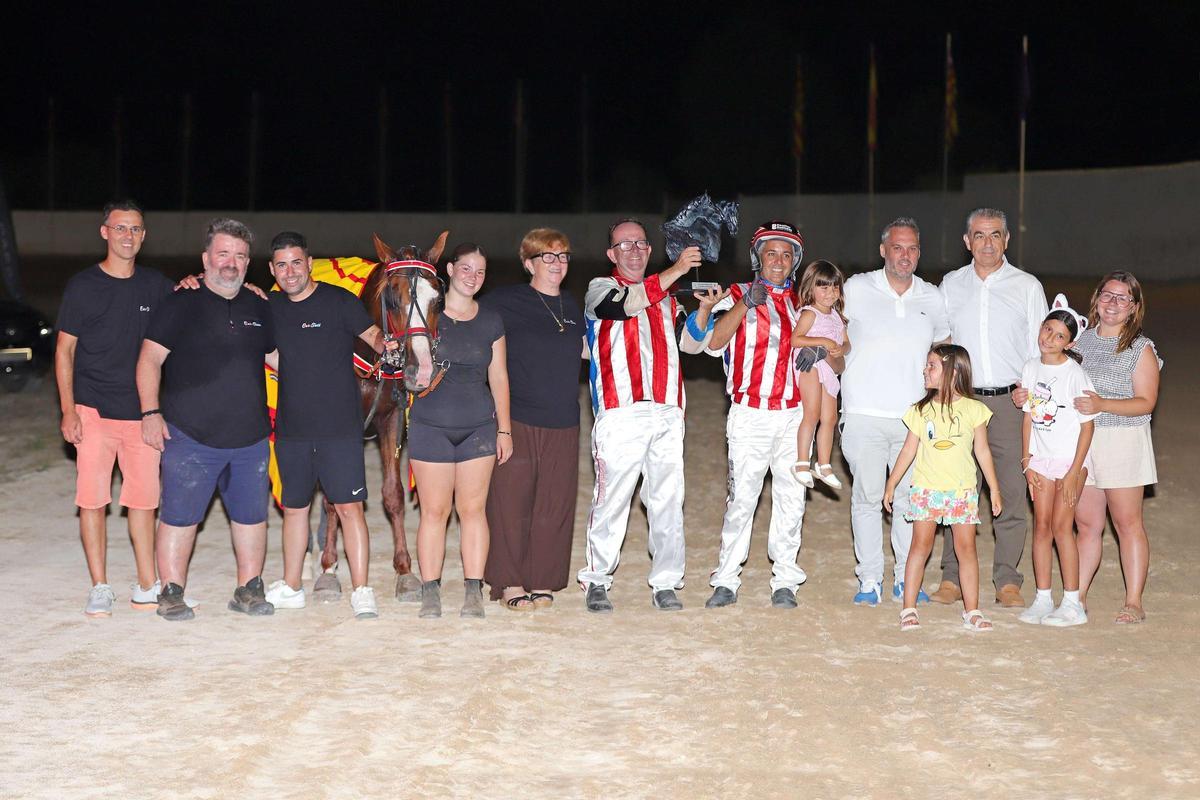 Nathos du Crack dió a la Cuadra Txuribil su primera victoria en el Gran Premi d'Eivissa.