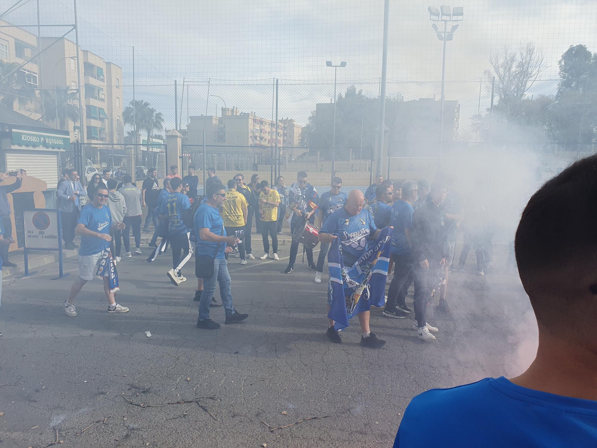 GALERÍA | Las mejores imágenes de la afición del Peñíscola en las semifinales de Copa