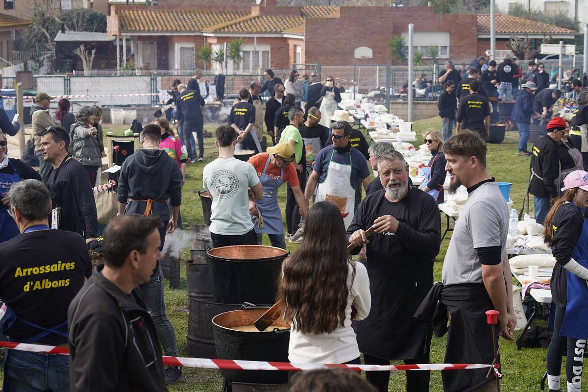 Albons carnaval dinar popular tradicional arrossada d'Albons