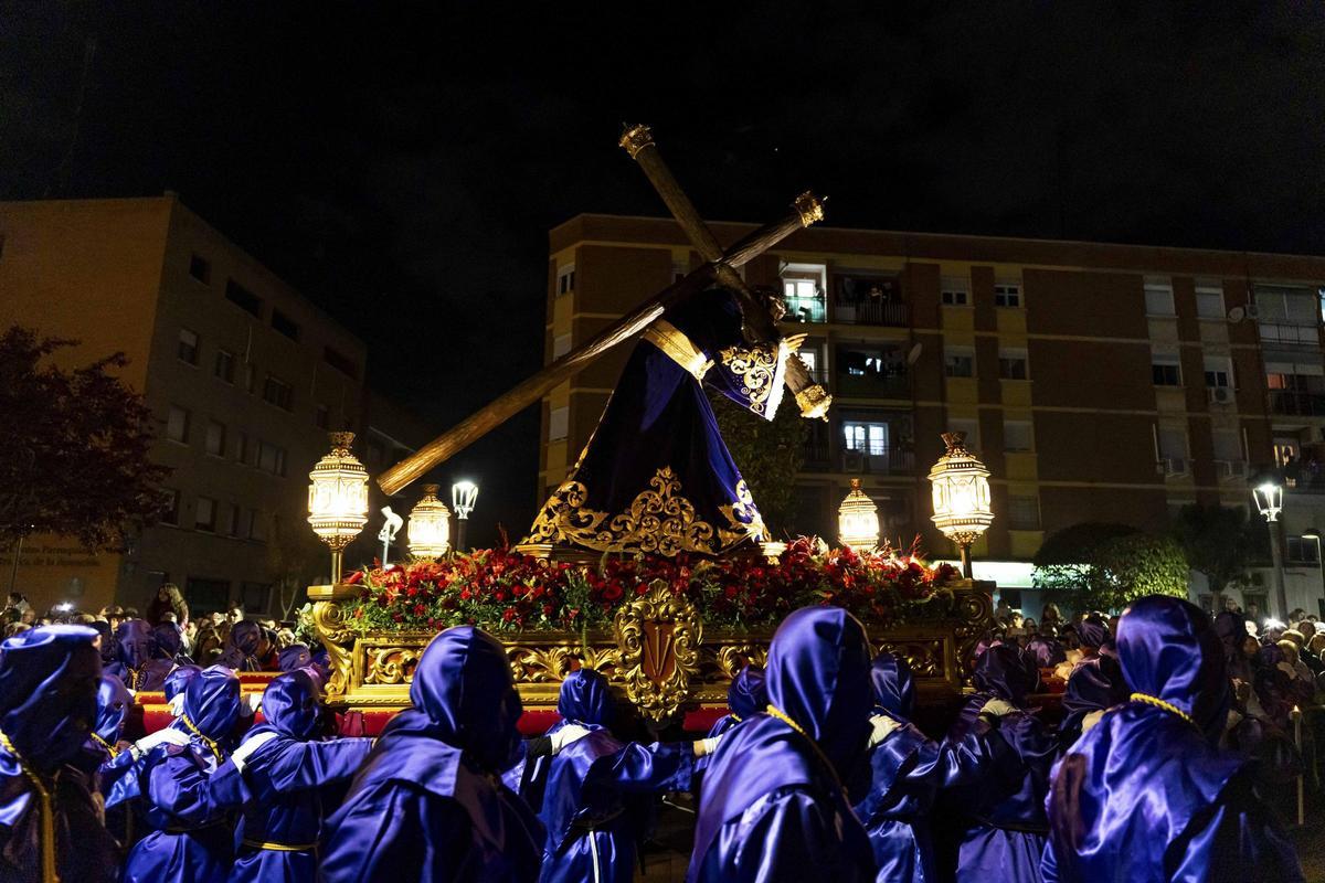 Jesús Nazareno en la Procesión de la Noche de Móstoles