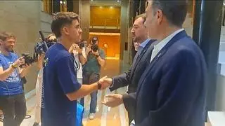 La sorprendente petición de Colombatto a Adrián Barbón: "Quiero una estatua de Cazorla al lado de Mafalda"