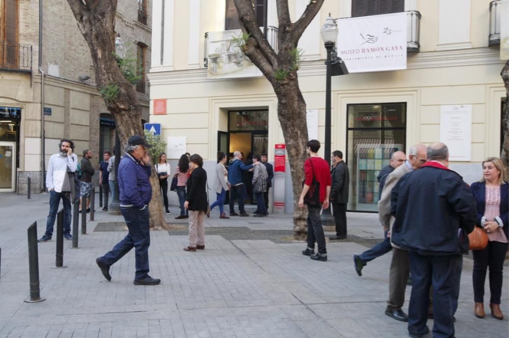 Homenaje a Paco Miranda en el Museo Ramón Gaya