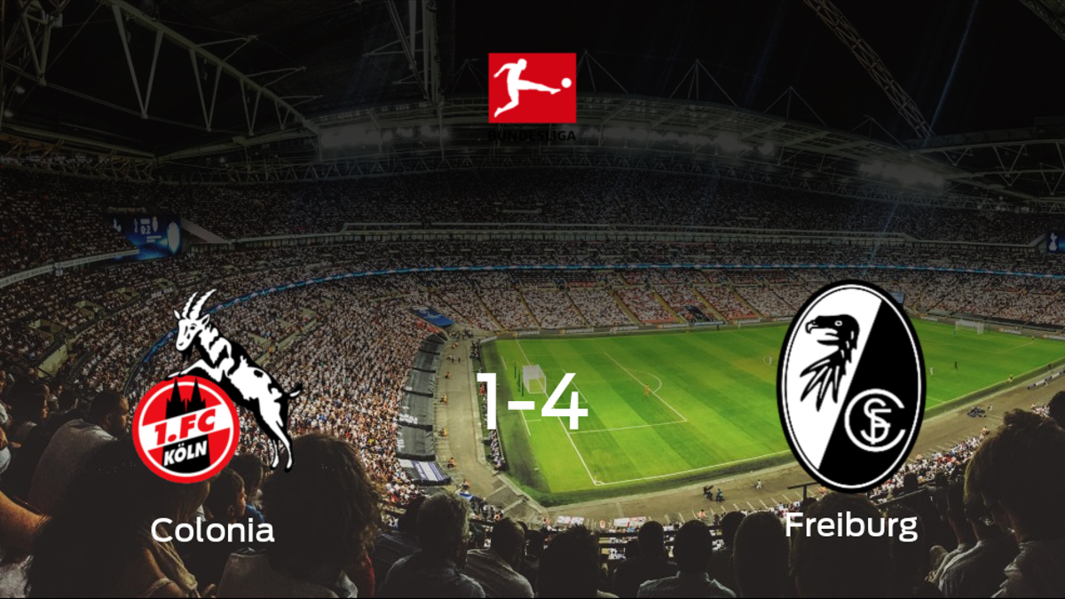 Goleada del SC Freiburg por 1-4 ante el Colonia