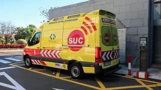 Un motorista herido tras chocar con un coche en Puerto de la Cruz