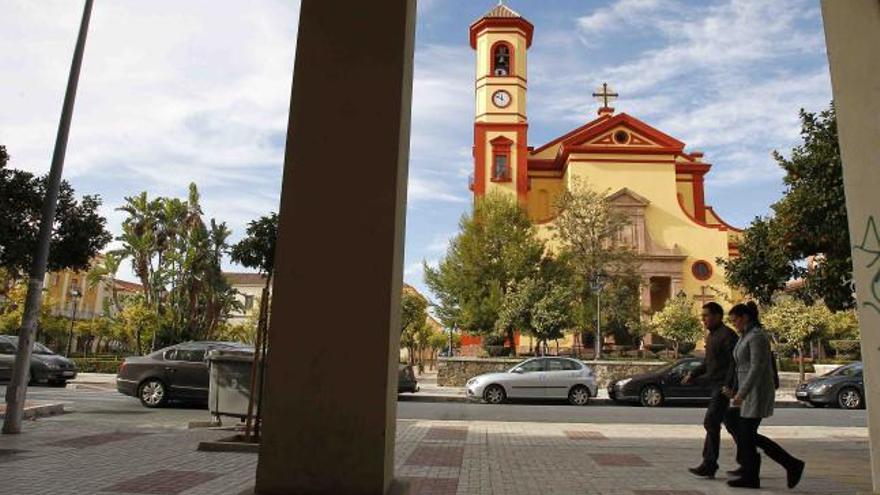 Plaza Pío XII, en la barriada de Carranque.