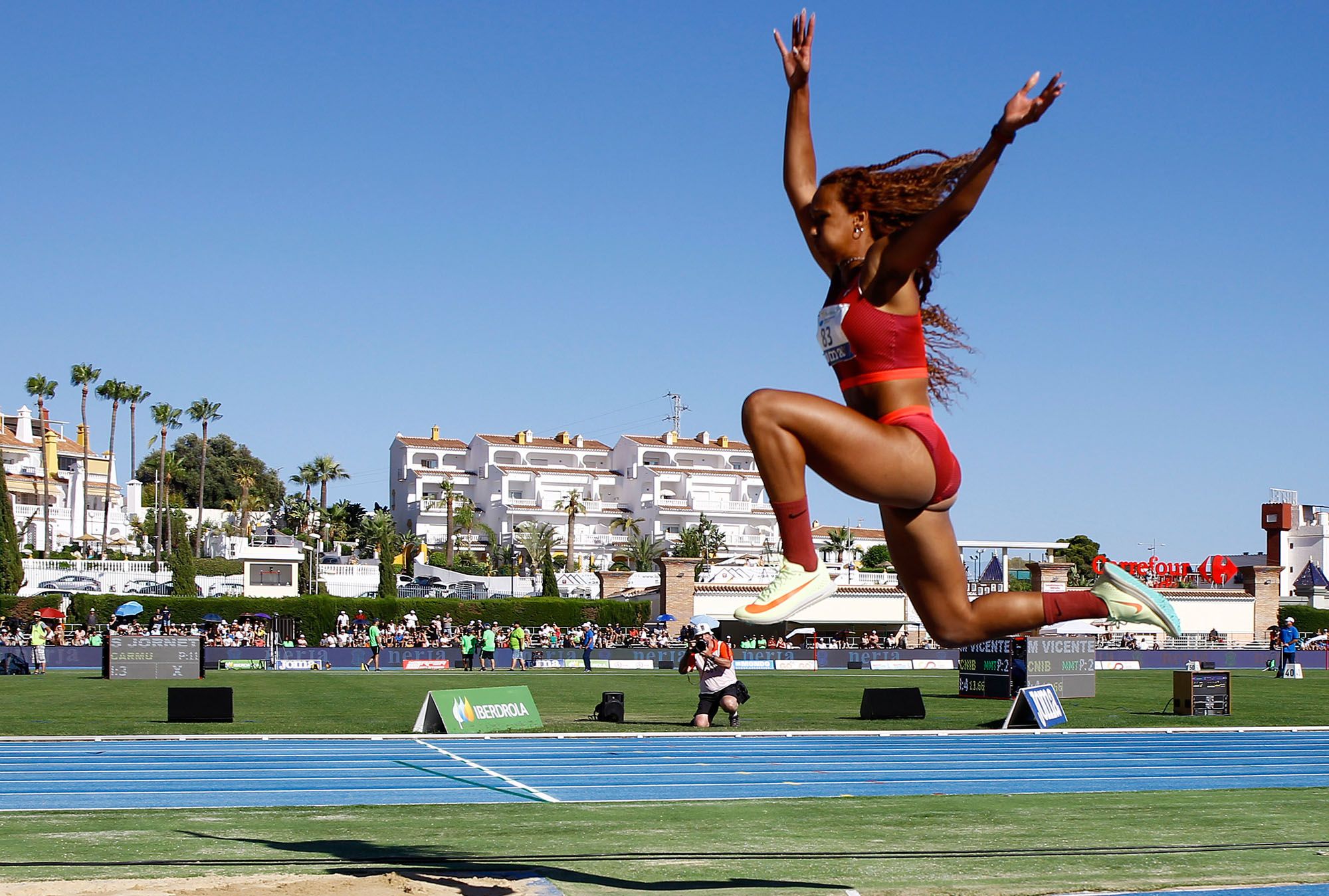 El campeonato nacional de atletismo de Nerja, en imágenes