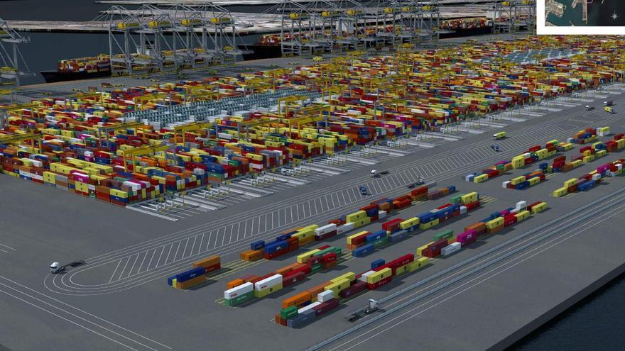 El Puerto de València empezará las obras de la nueva terminal de contenedores al rechazarse el último recurso