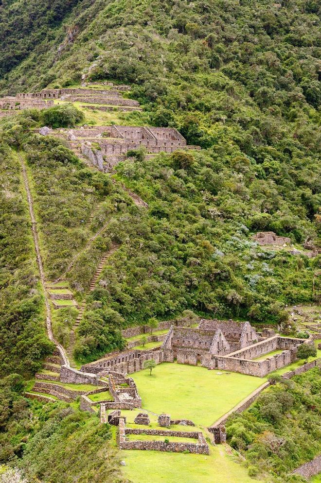 Las ruinas incas de Choquequirao, Perú, Los viajes de Tintín