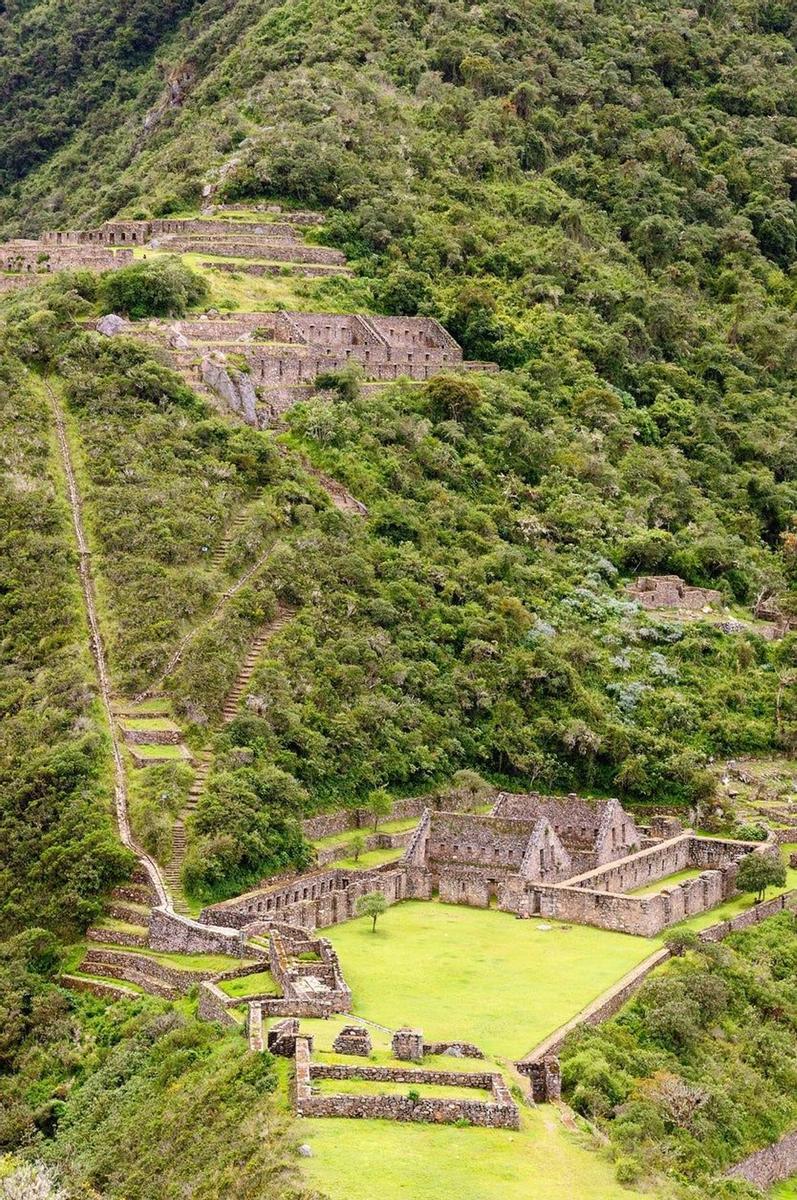 Las ruinas incas de Choquequirao, Perú, Los viajes de Tintín