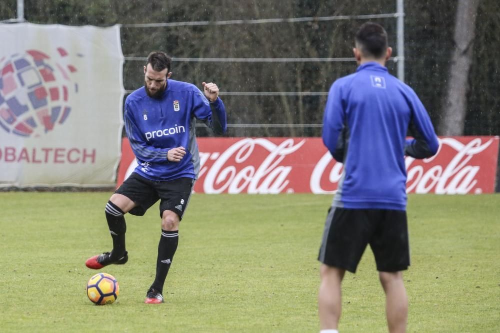 Entrenamiento del Real Oviedo.