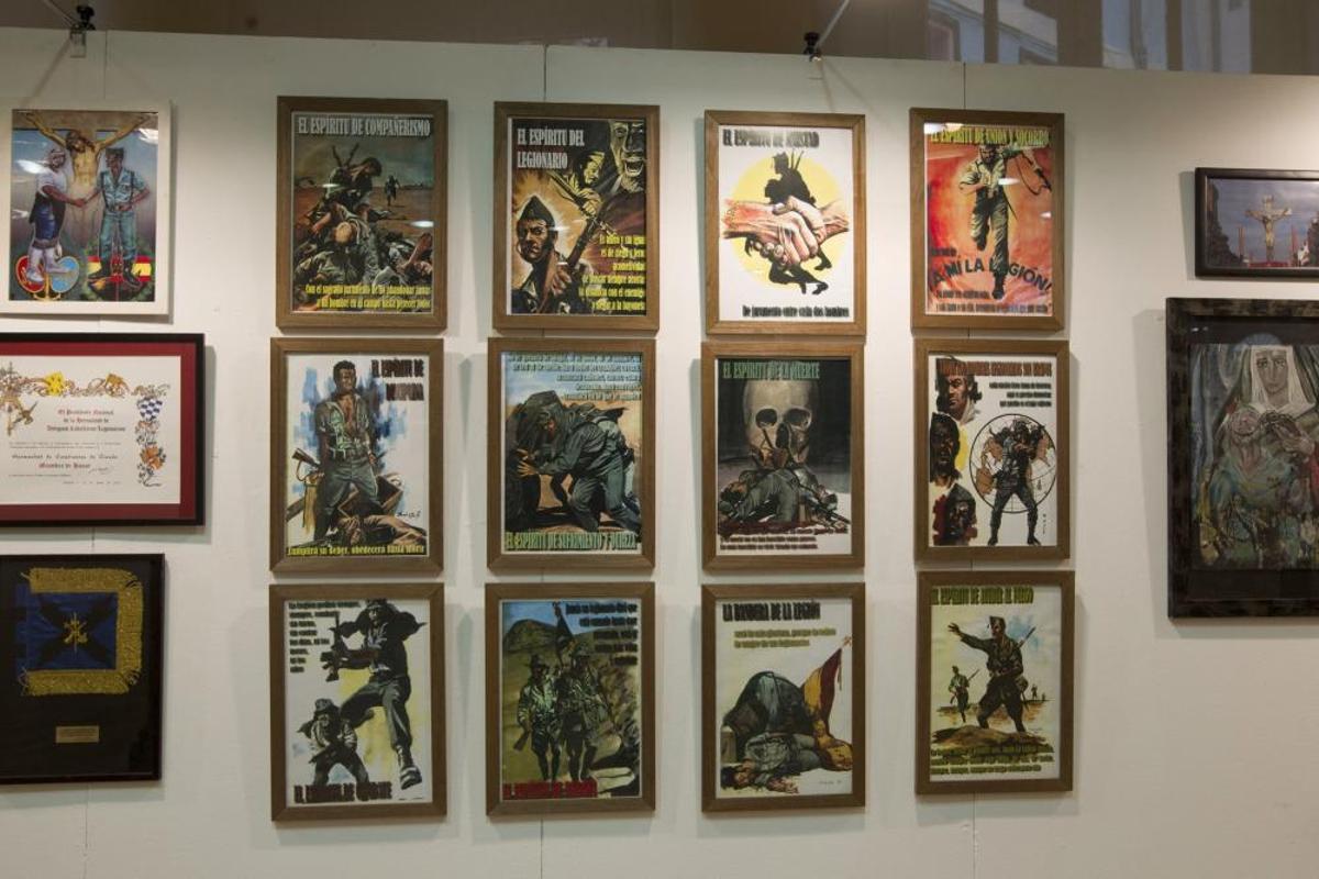 Exposición de Semana Santa en la plaza de Trascorrales