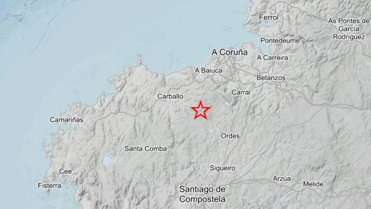 Terremoto, ayer, con epicentro en Cerceda