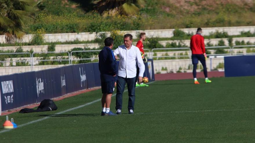 Carlos López, en el Estadio de Atletismo.