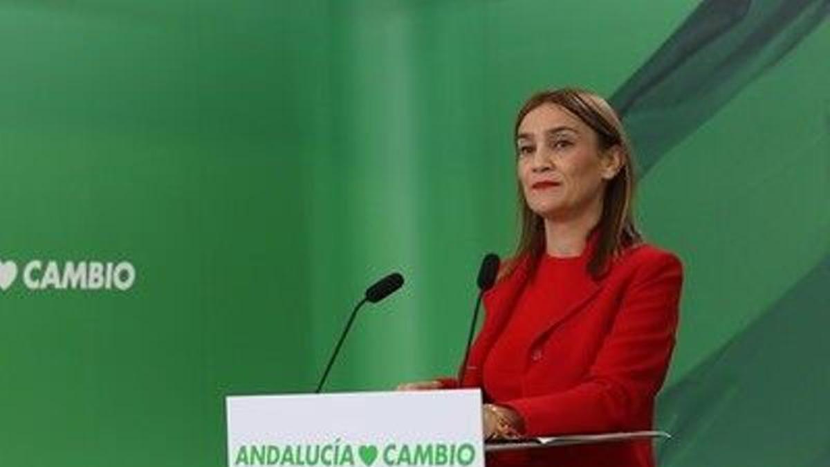 La secretaria de Igualdad del PSOE-A, Olga Manzano.