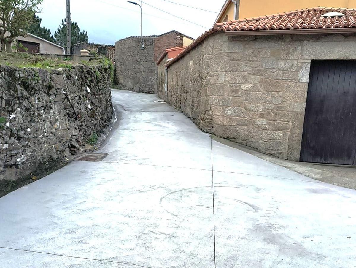 O Concello dotou de servizos de saneamento e abastecemento o lugar de Mótega.