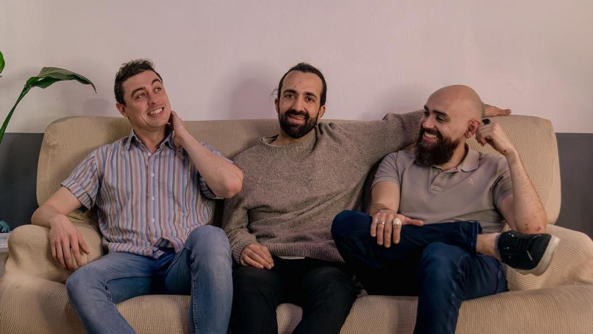 Carlos, Jorge y Justin, los tres socios de Arist3d