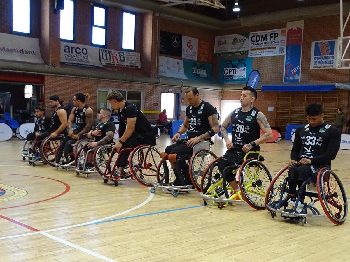 Jugadores del Mideba Extremadura.