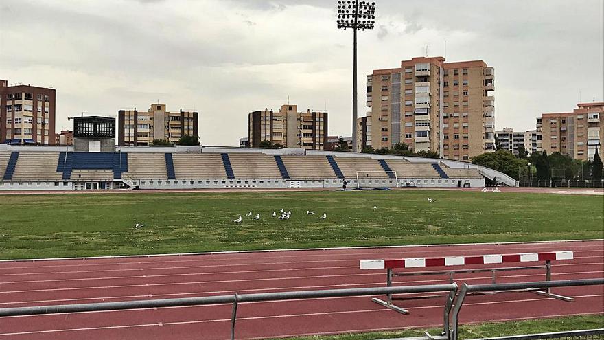 Imagen de archivo de un estadio de atletismo