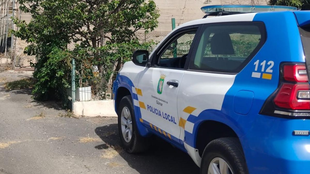 Un vehículo de la Policía Local de Güímar