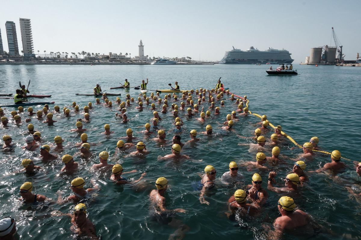 Travesía a nado en el Puerto de Málaga el domingo 9 de agosto de 2026