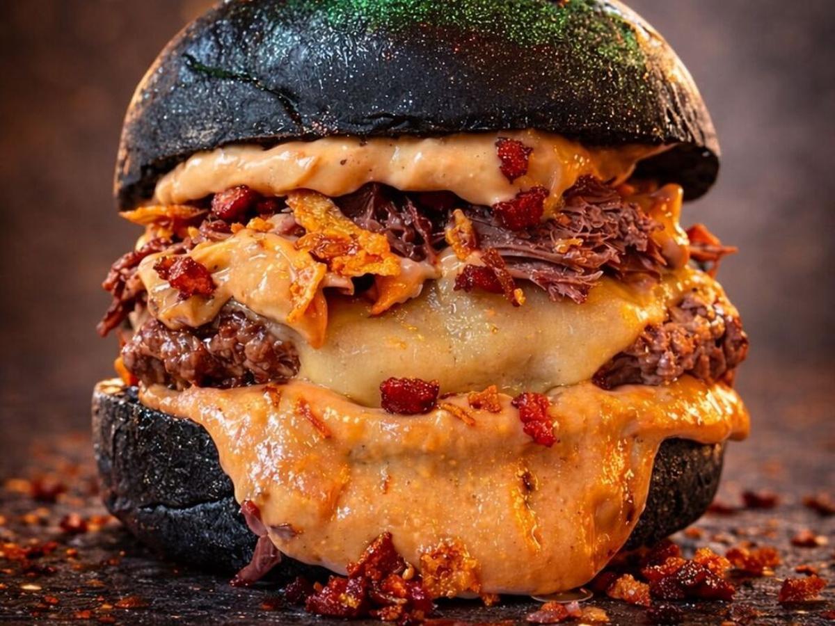 Hamburguesa Perla Negra de Sevilla